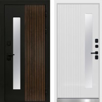 Дверь Флагман White Черный кварц Termo Door Белый софт