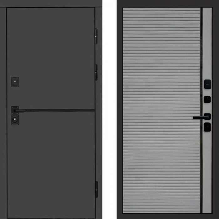 Входная дверь Тренд Графит Porte Grey софт