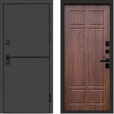 Входная дверь Тренд Графит Премиум орех