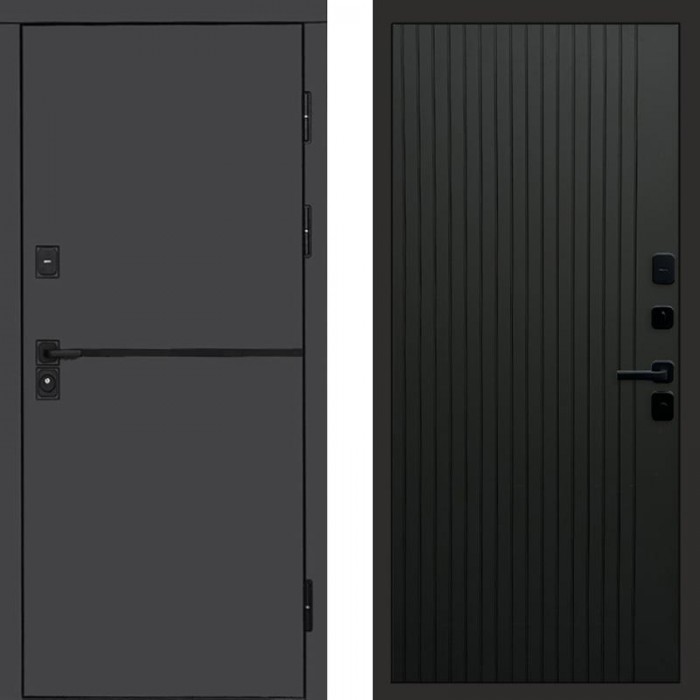 Termo Door Тренд Графит Flat Черный кварц