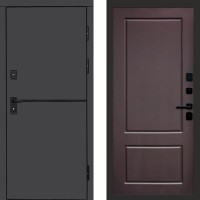 Дверь входная Termo Door Тренд Графит Марсель Шоколад