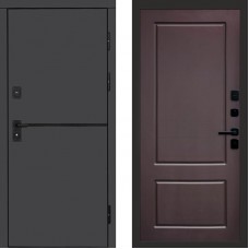 Дверь входная Termo Door Тренд Графит Марсель Шоколад
