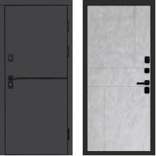 Входная дверь Тренд Графит Горизонт бетон светлый