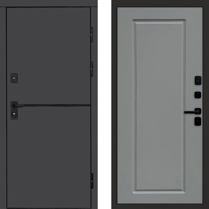 Входная дверь Тренд Графит Гранд Grey софт