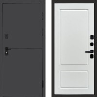 Дверь входная Termo Door Тренд Графит Марсель Белый софт