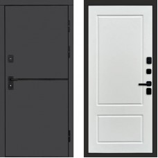 Дверь входная Termo Door Тренд Графит Марсель Белый софт