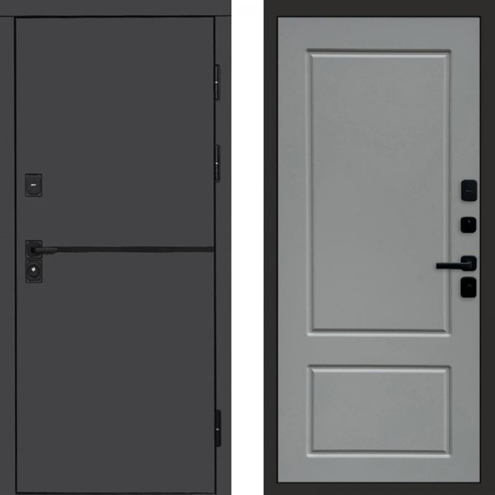 Дверь входная Termo Door Тренд Графит Марсель Grey софт