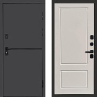 Дверь входная Termo Door Тренд Графит Марсель Слоновая кость