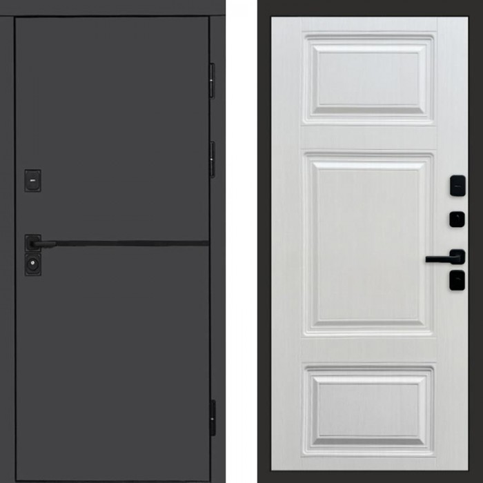 Дверь Termo Door Тренд Графит Лион Лиственница