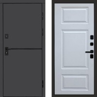 Дверь Termo Door Тренд Графит Лион Белый софт