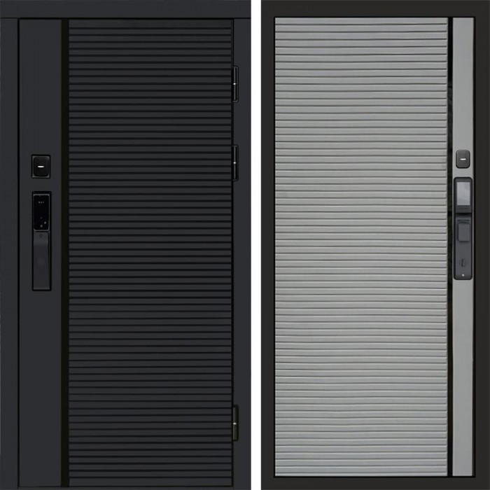 Входная дверь Smart (Смарт) Black Line Porte Grey софт