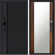 Входная дверь Smart (Смарт) Black Line Зеркало 27 дуб
