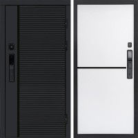 Входная дверь Smart (Смарт) Black Line Нео White