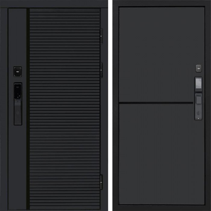 Входная дверь Smart (Смарт) Black Line Нео Графит