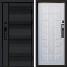 Входная дверь Smart (Смарт) Black Line Престиж Белое дерево