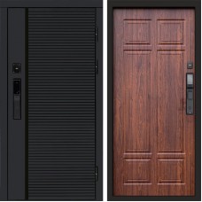 Входная дверь Smart (Смарт) Black Line Премиум орех