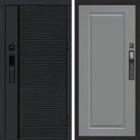 Входная дверь Smart (Смарт) Black Line Гранд Grey софт