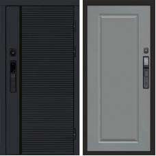 Входная дверь Smart (Смарт) Black Line Гранд Grey софт