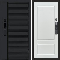 Дверь входная Termo Door Smart (Смарт) Black Line Марсель Белый софт