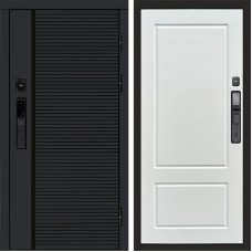 Дверь входная Termo Door Smart (Смарт) Black Line Марсель Белый софт