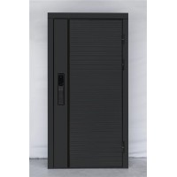 Входная дверь Smart (Смарт) Black Line Зеркало триумф дуб