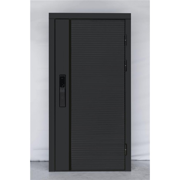 Входная дверь Smart (Смарт) Black Line Зеркало триумф дуб