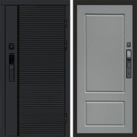 Дверь входная Termo Door Smart (Смарт) Black Line Марсель Grey софт