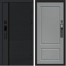 Дверь входная Termo Door Smart (Смарт) Black Line Марсель Grey софт