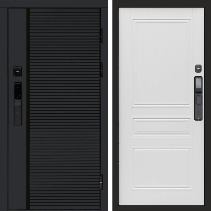 Входная дверь Smart (Смарт) Black Line Классика Лиственница