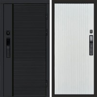 Дверь Termo Door Smart (Смарт) Black Line Flat Белый софт