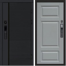 Дверь Termo Door Smart (Смарт) Black Line Лион Grey софт