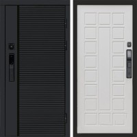 Входная дверь Smart (Смарт) Black Line Престиж белый матовый