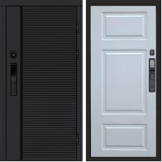 Дверь Termo Door Smart (Смарт) Black Line Лион Белый софт