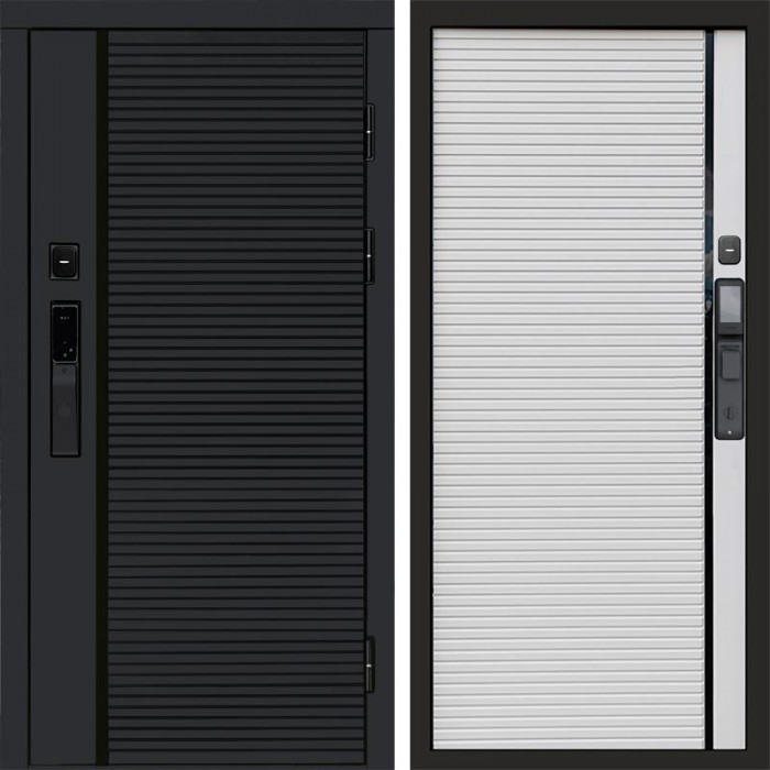 Входная дверь Smart (Смарт) Black Line Porte white