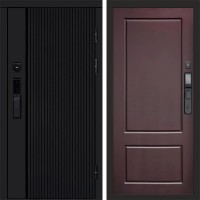 Дверь входная Termo Door Smart (Смарт) Урбан Блэк (Black) Марсель Шоколад