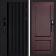 Дверь входная Termo Door Smart (Смарт) Урбан Блэк (Black) Марсель Шоколад
