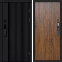 Дверь Termo Door Smart (Смарт) Урбан Блэк (Black) Flat Дуб