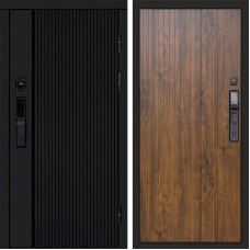 Дверь Termo Door Smart (Смарт) Урбан Блэк (Black) Flat Дуб