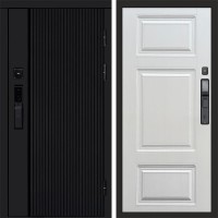 Дверь Termo Door Smart (Смарт) Урбан Блэк (Black) Лион Лиственница