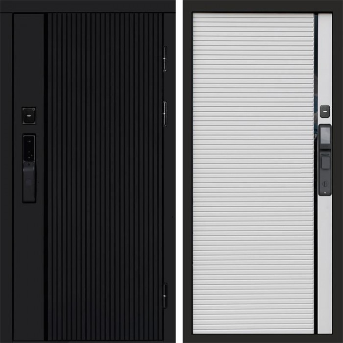 Входная дверь Smart (Смарт) Урбан Блэк (Black) Porte white