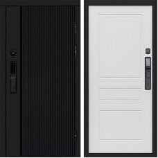 Входная дверь Smart (Смарт) Урбан Блэк (Black) Классика Лиственница