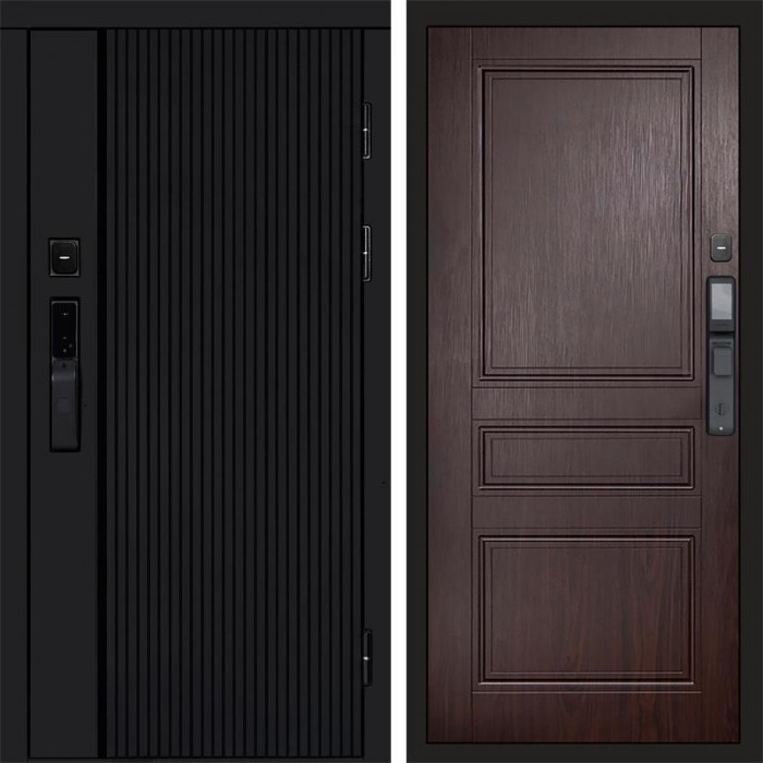 Входная дверь Smart (Смарт) Урбан Блэк (Black) Классика Венге