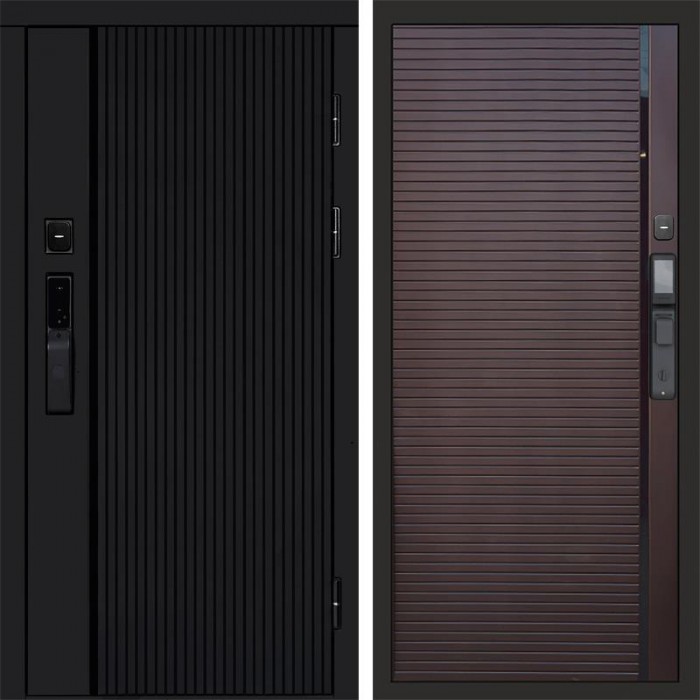 Входная дверь Smart (Смарт) Урбан Блэк (Black) Porte Шоколад