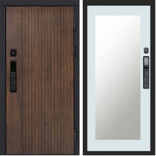Дверь Termo Door Smart (Смарт) Твист Ультра Зеркало Триумф Белый софт