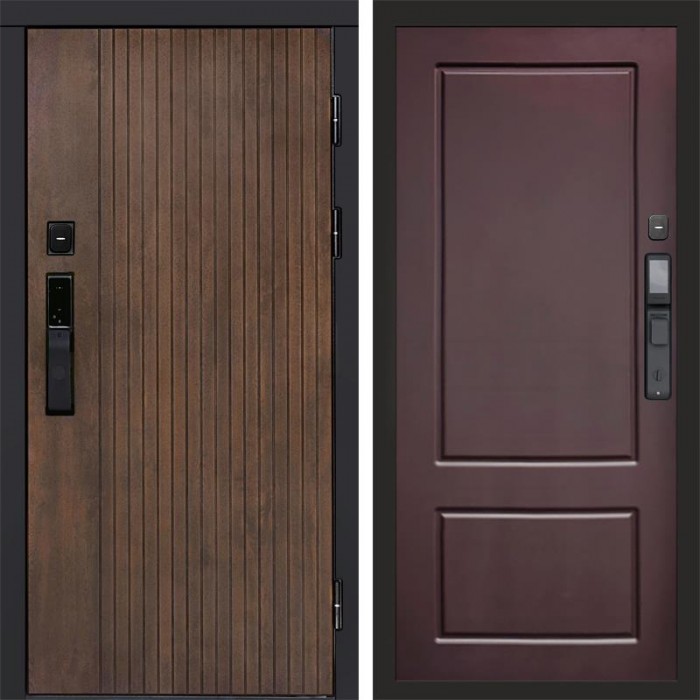 Дверь входная Termo Door Smart (Смарт) Твист Ультра Марсель Шоколад
