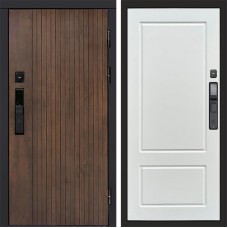 Дверь входная Termo Door Smart (Смарт) Твист Ультра Марсель Белый софт