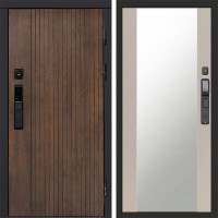 Дверь Termo Door Smart (Смарт) Твист Ультра Зеркало 27 Слоновая кость