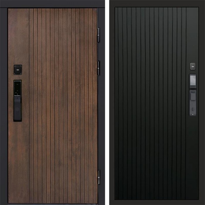 Termo Door Smart (Смарт) Твист Ультра Flat Черный кварц