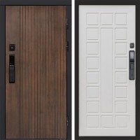 Входная дверь Smart (Смарт) Твист Ультра Престиж белый матовый