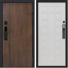 Входная дверь Smart (Смарт) Твист Ультра Престиж белый матовый